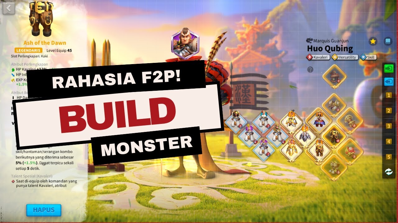 TRIK F2P BUILD MONSTER Power 26M di PERDANA KVK 2, Dan Komandan Terbaik | Jangan Salah Build!