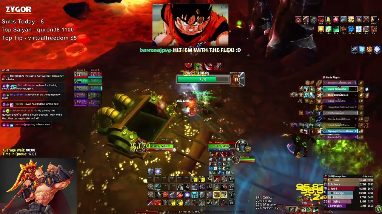 Mountain Thane Prot BLASTS in PvP! (Top DPS as TANK?!) - WoW 11.1 Protection Warrior PvP