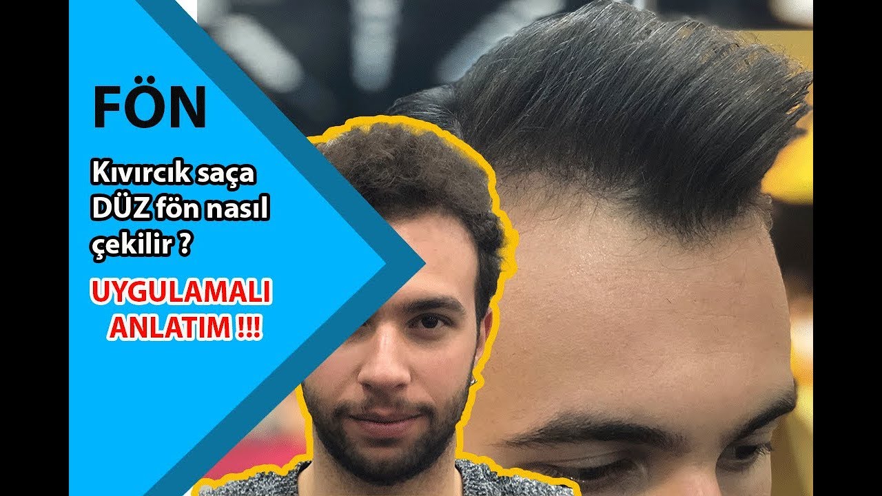 Evde kolay fön nasıl çekilir KIVIRCIK SAÇA DÜZ FÖN ÇEKMEK