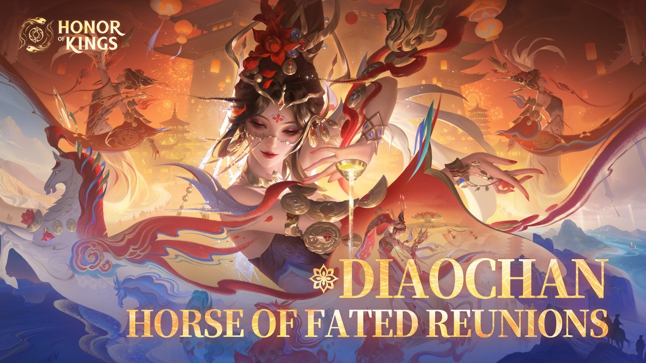 Horse of Fated Reunions Diaochan | Skin Showcase | Honor of Kings