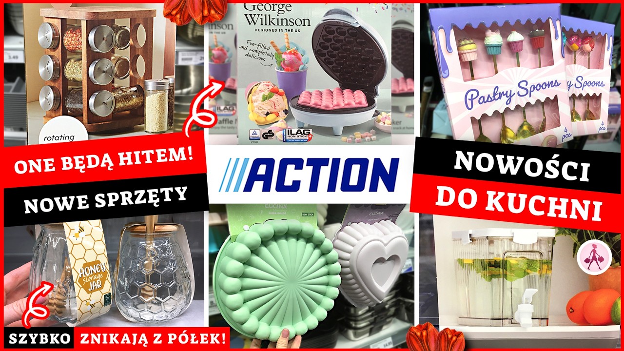 ACTION NOWOŚCI DO KUCHNI 😍🔥  Te hity szybko znikają z p&oacute;łek! Wasz top za 10 zł! 😱