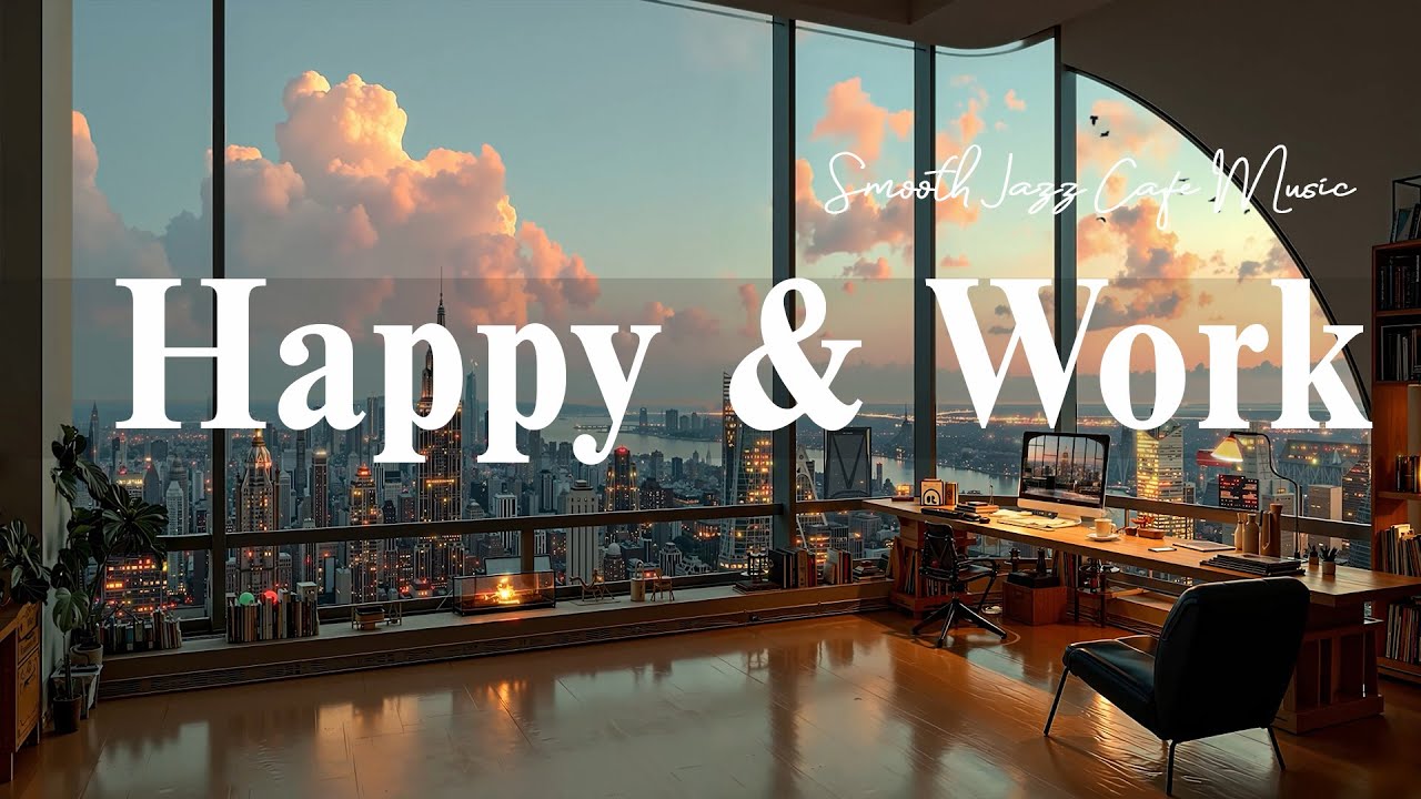 Sweet Coffee Jazz From Home Ambience🍂Smooth Jazz Cafe Music & Happy Bossa Nova Piano for Good Moods