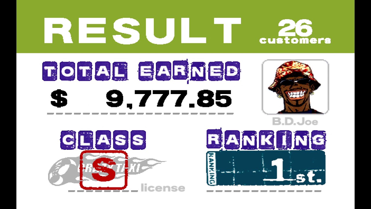 Crazy Taxi for Gamecube PB 9,7k score