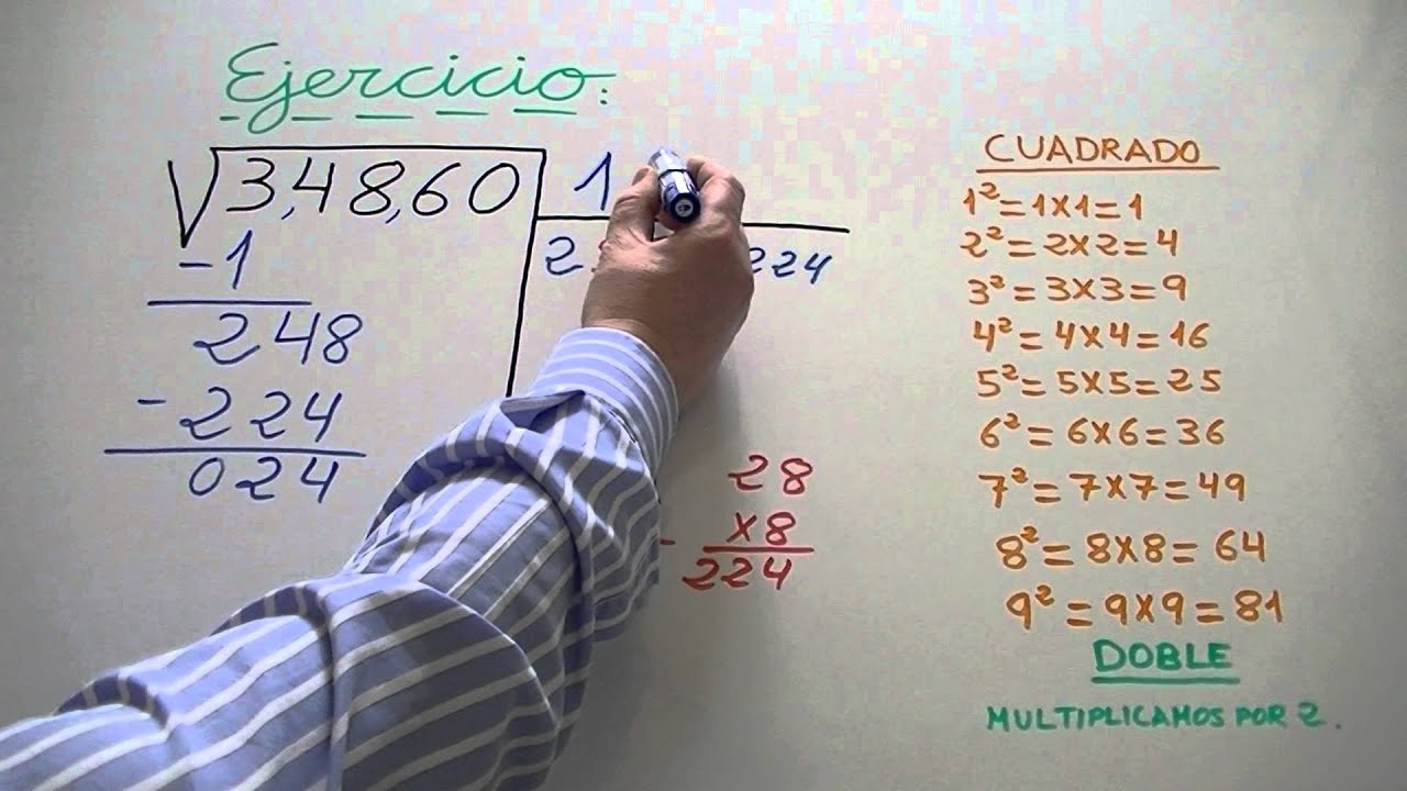 La RAÍZ CUADRADA de 5 CIFRAS