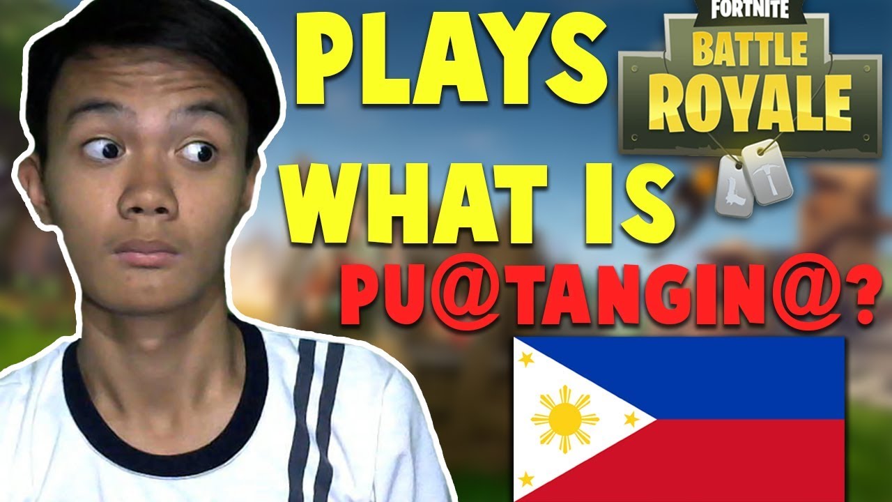 When Pinoy Talk To Other People In Fortnite