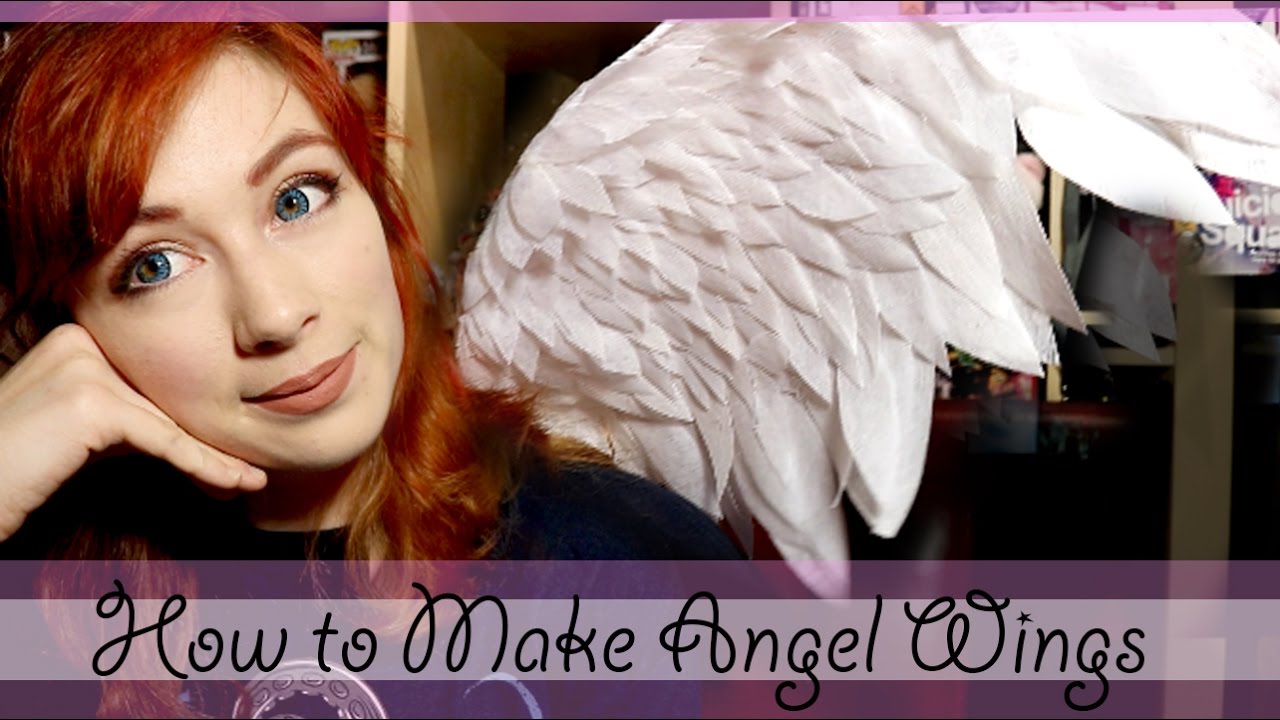 How to Make Angel Wings (feathered wings)