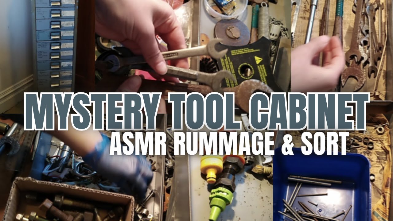 ASMR Old 15 Drawer Tool Cabinet Rummage & Sort - I purchased drawers with their contents