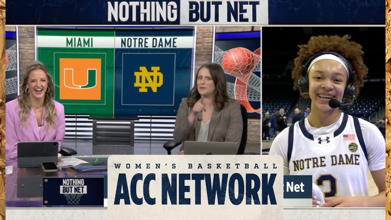 Hannah Hidalgo Joins Nothing But Net (01.23.2026) | Notre Dame Women's Basketball