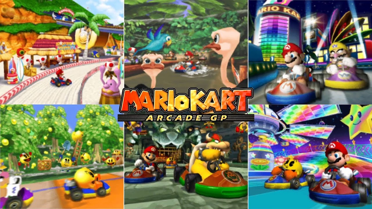 Mario Kart Arcade GP // Full Walkthrough (Grand Prix) - All 6 Special Cups