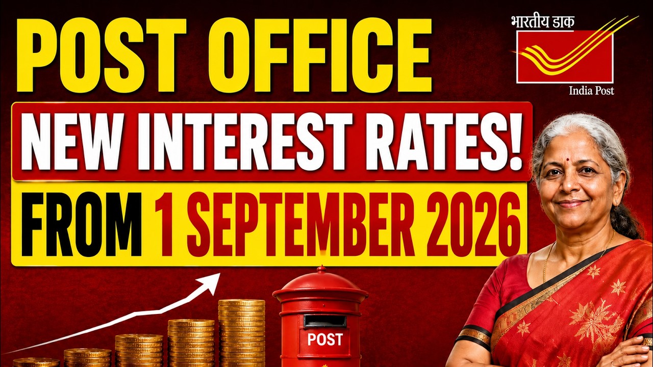 Post Office Interest Rates September 2026 | Which Scheme Gives Maximum Returns?