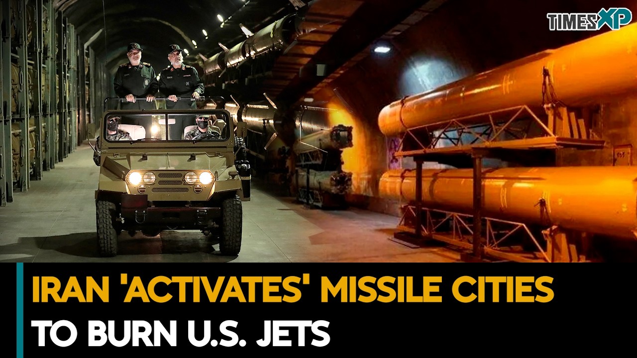 Iran 'ACTIVATES' Missile Cities To Burn U.S. Jets| Iran-Israel War