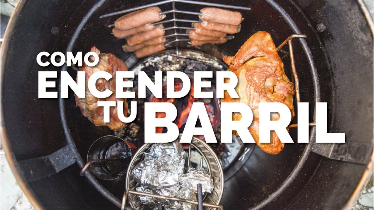 Como usar un ASADOR BARRIL  | Los Barriles de Gus