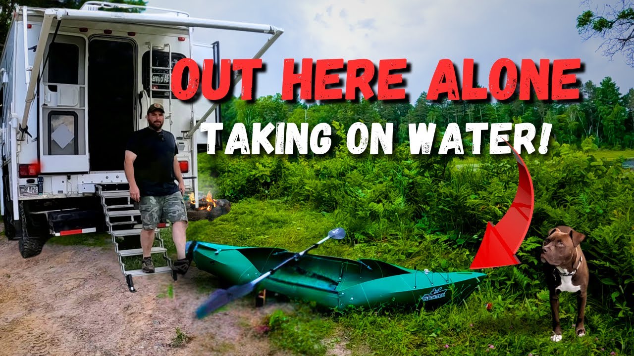 This is Not Good : Remote Lakeside Campsite