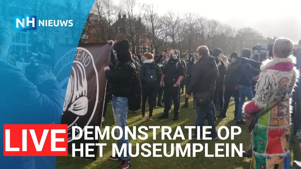 LIVE 🔴 Noodbevel van kracht in Amsterdam, honderden demonstranten op Museumplein