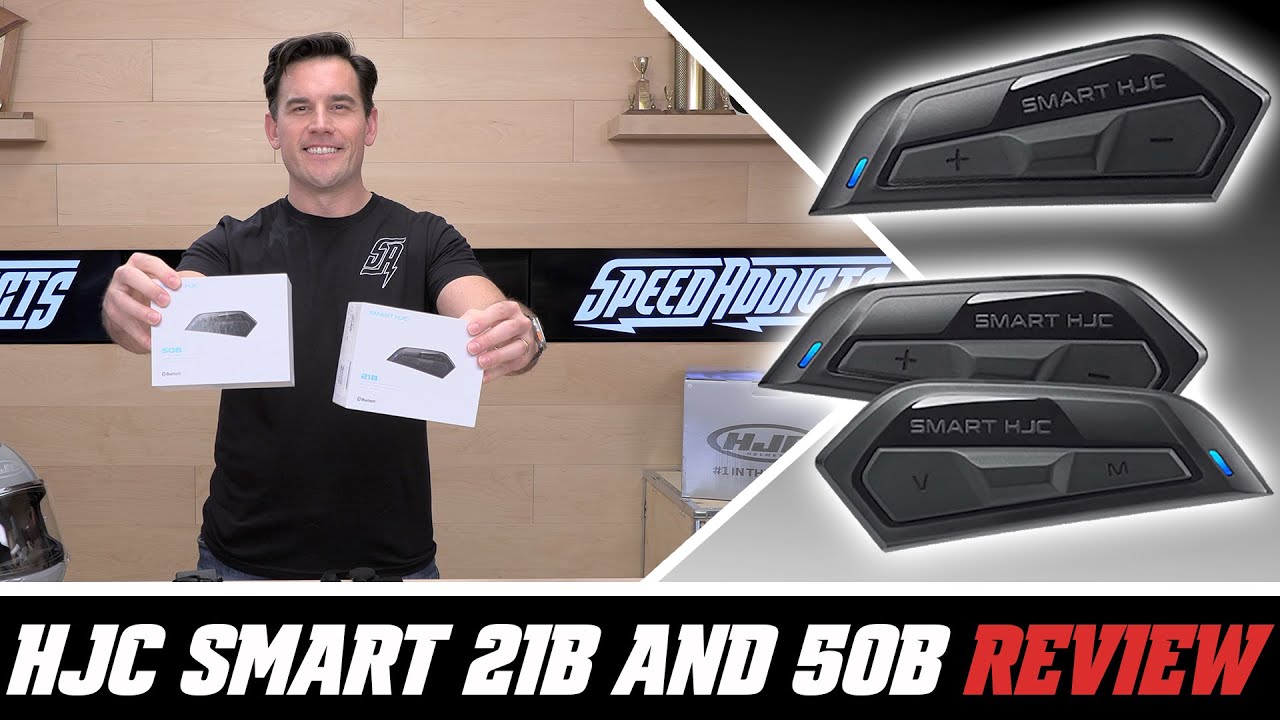 Обзор Bluetooth-гарнитуры HJC Smart 21B и 50B от Sena на SpeedAddicts.com