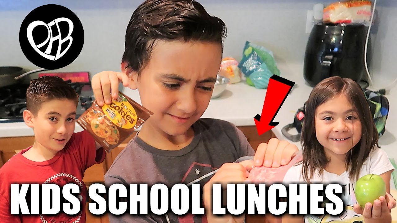 EVERYDAY SCHOOL LUNCHES | PACKING THEIR OWN SCHOOL LUNCHES | Surprised with Variety of Snacks