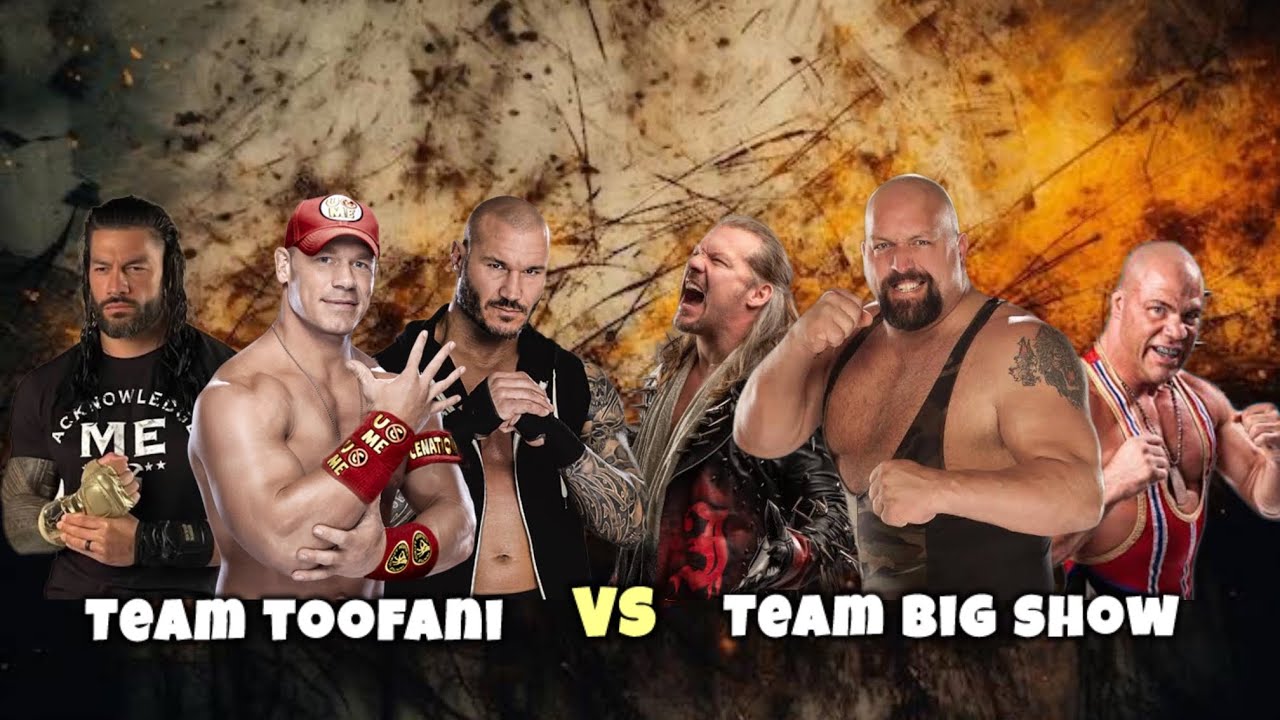 John cena Roman reigns & Randy orton vs Kurt angle Big show & Chris jericho : wwe2k25 gameplay