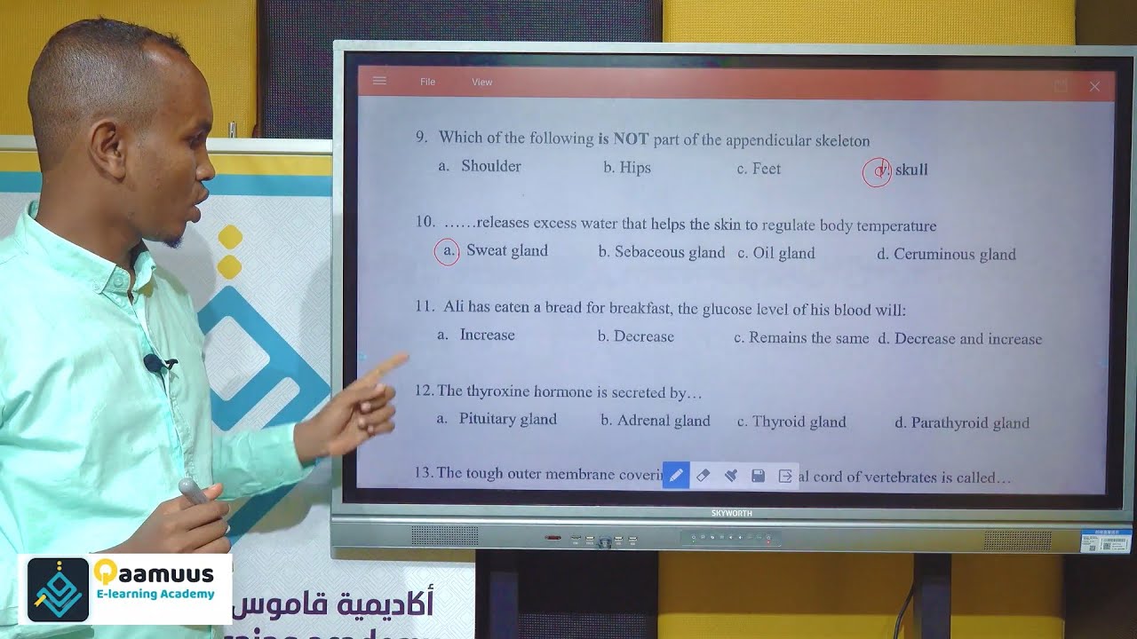 Ka Shaqeenta Imtixaanka Dawlada Fasalka 12aad 2020-2021 | Biology | Dr Mohammed Osman Abdullahi