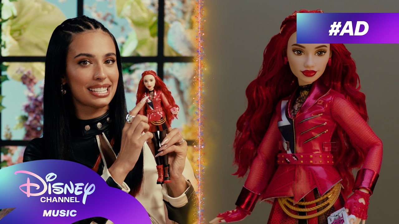 AD | Unbox the Red Dolls with Kylie Cantrall! 🥺✨ | Descendants: Wicked Wonderland | Disney Channel