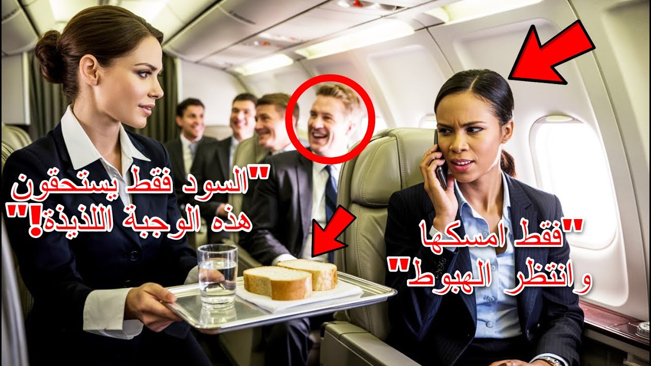 رئيس تنفيذي أسود يُحرم من وجبة طعام من الدرجة الأولى - ثم يطرد طاقم الطائرة بأكمله بعد الهبوط!