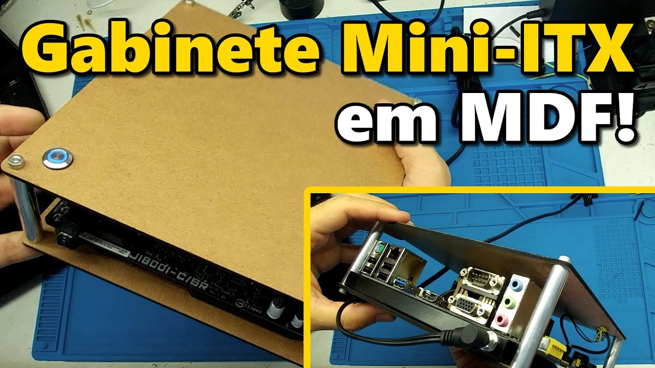 Gabinete Mini ITX em MDF