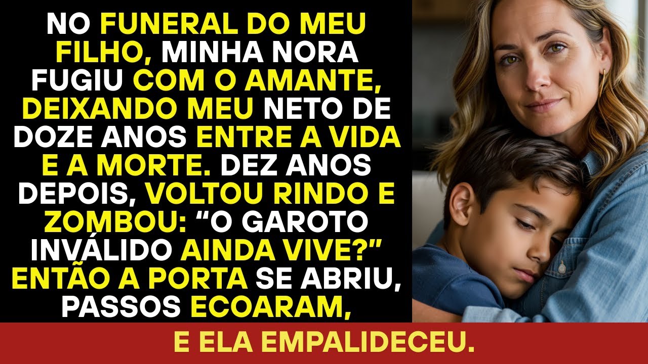 A nora deixou o filho à beira da morte e fugiu com o amante; anos depois zombou