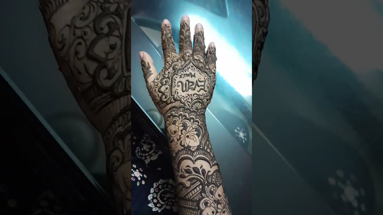 Mehedi art😍🥰🥰🥰#henna #bridalmehndi #fariamou