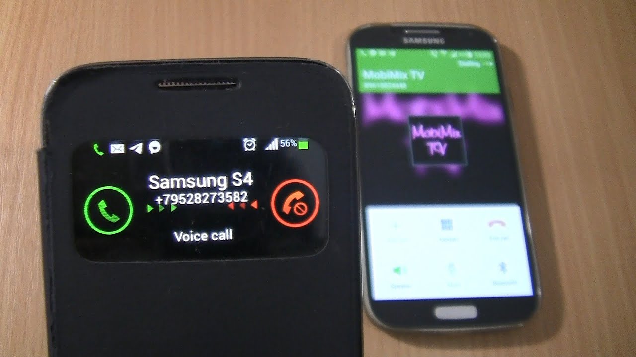 Over the Horizon Incoming call & Outgoing call at the Same Time  Samsung S4 Mini Black Lte + S4