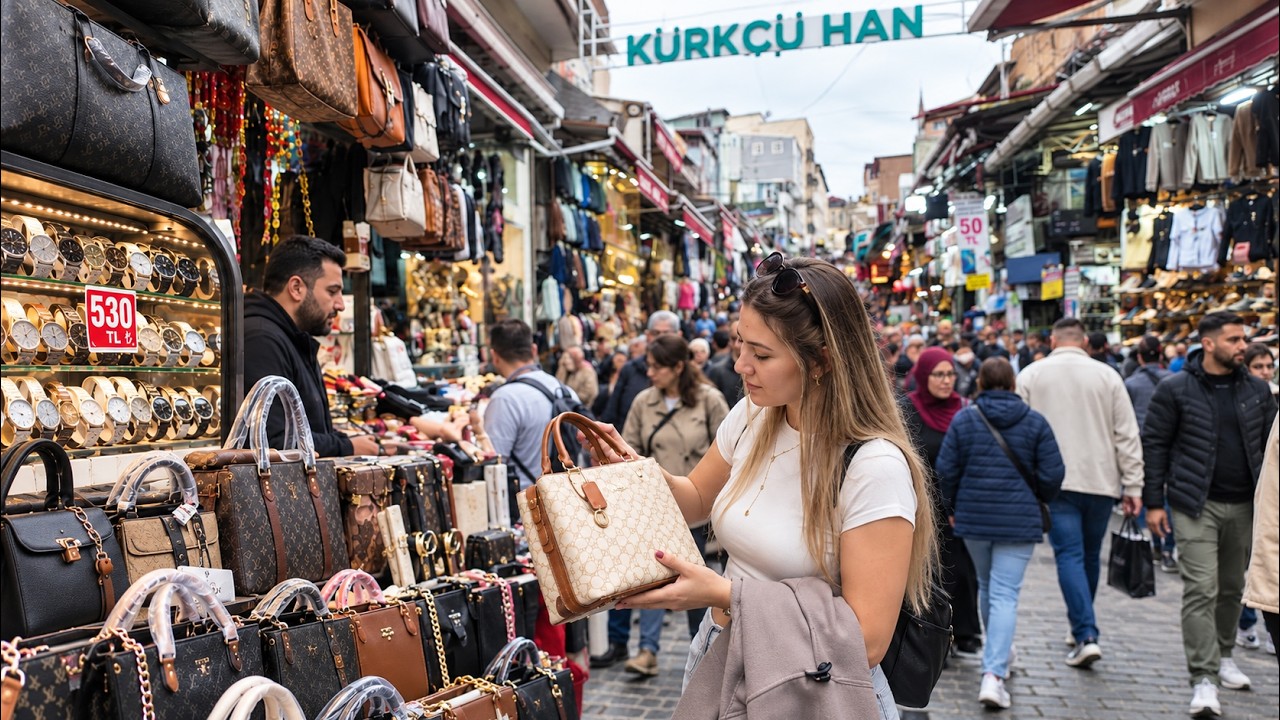 ISTANBUL TURKEY 2026 4K WALKING TOUR | Fake Designer Bags, Luxury Watches & Cheap Shopping
