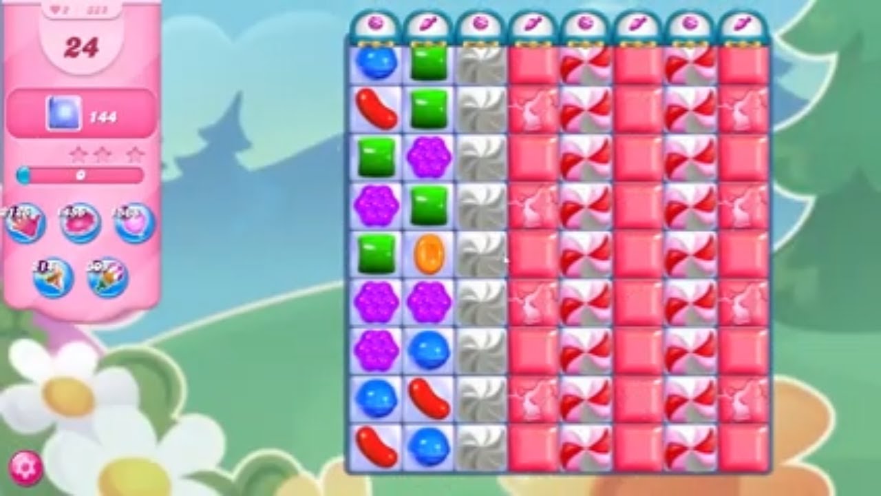 Candy Crush Saga LEVEL 322 NO BOOSTERS