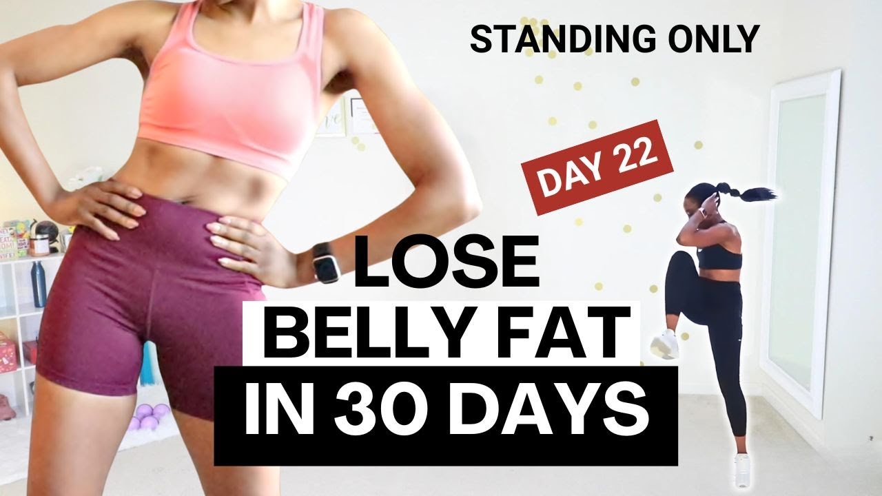 30 Day Belly Fat Challenge | Day 22: Quiet Standing Abs Workout