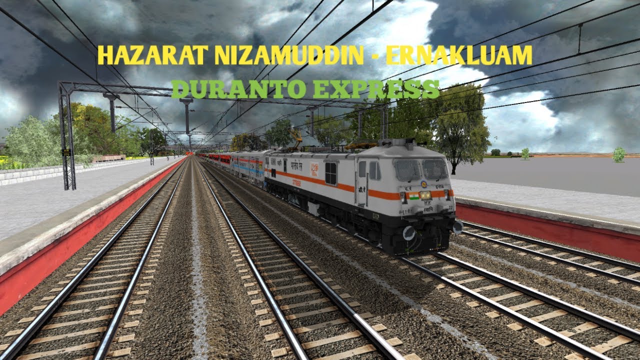 🚂12284 HAZARAT NIZAMUDDIN - ERNAKULAM DURANTO EXP || OPENRAILS  | MSTS   ||  AJAY GAMING  🔥