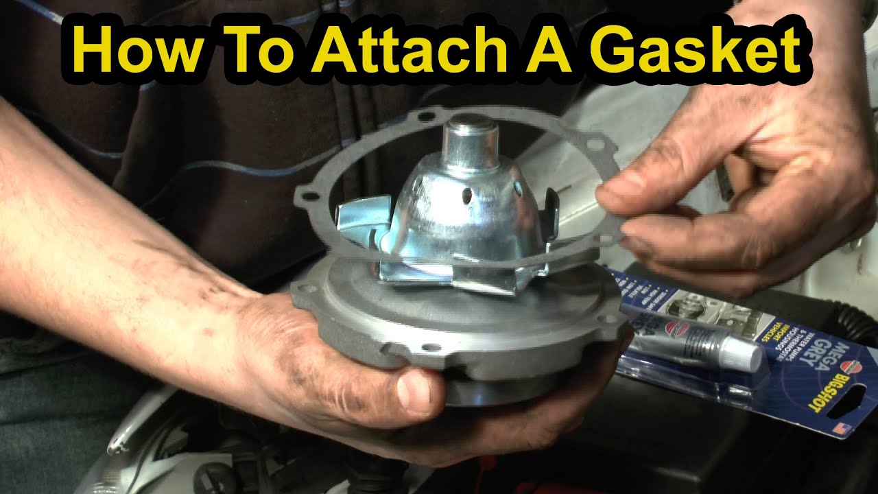 How To Affix Gasket Sealers & Gaskets - Chevy 3.4L V6 Water Pump