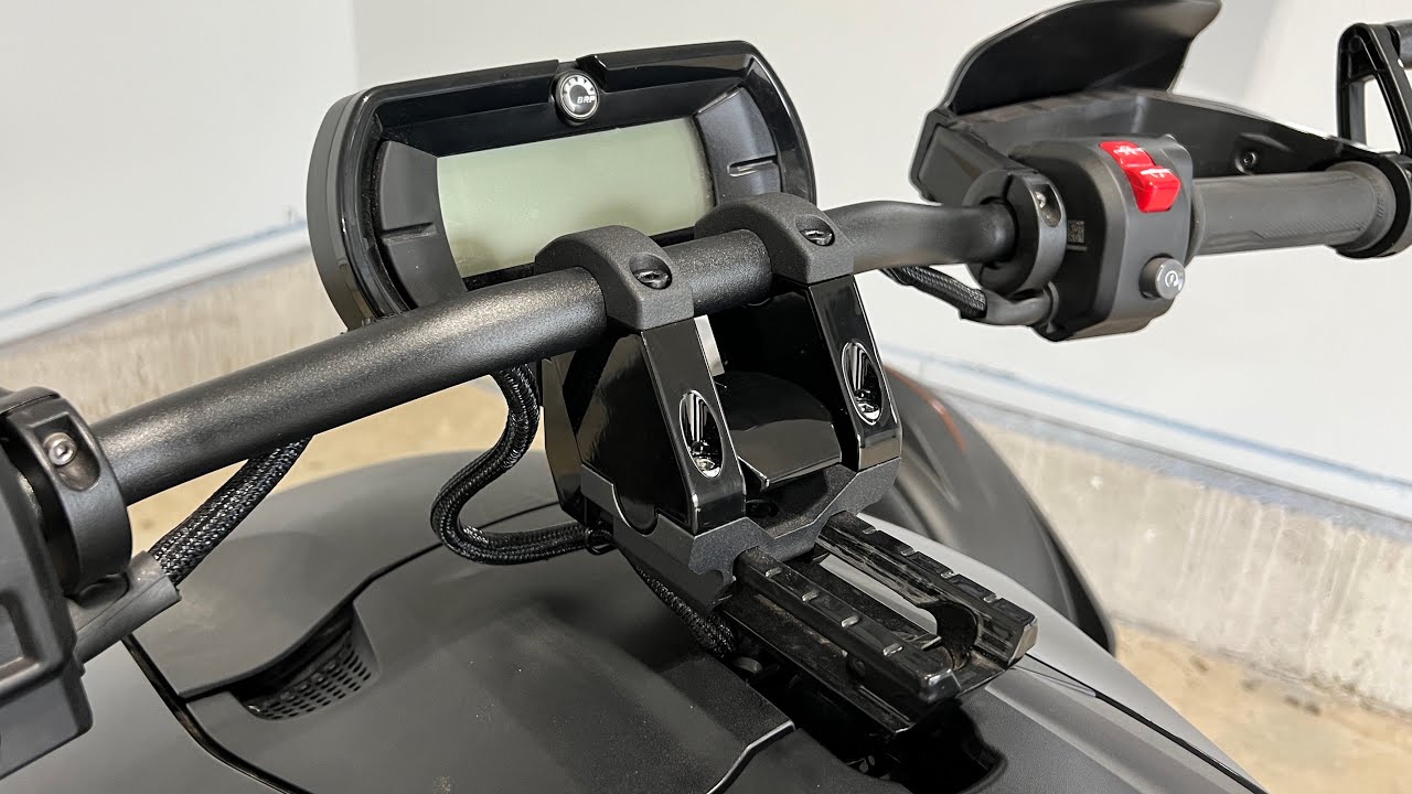 Install & Review Of The 2” Handlebar Riser For My 2021 CanAm Ryker 900.  A Must For Tall Riders.