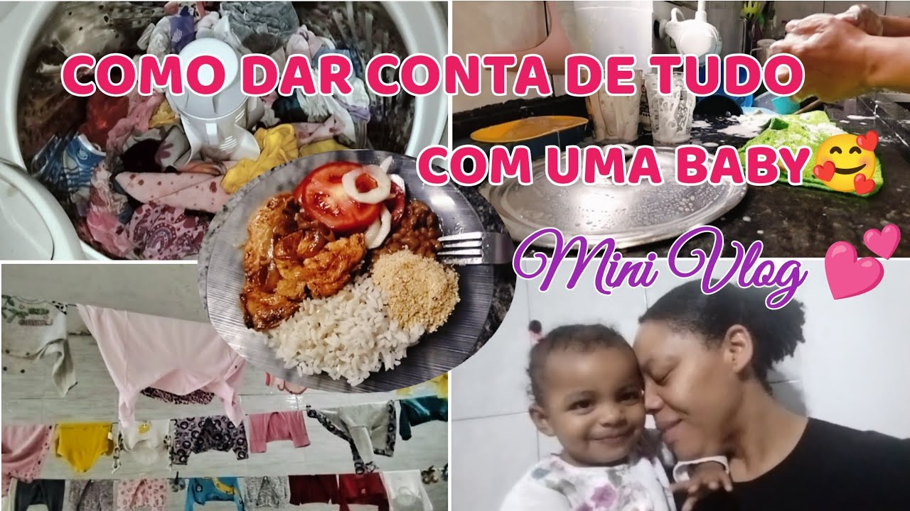 Como dar conta de tudo com uma baby. Rotina da tarde. Mini Vlog💕