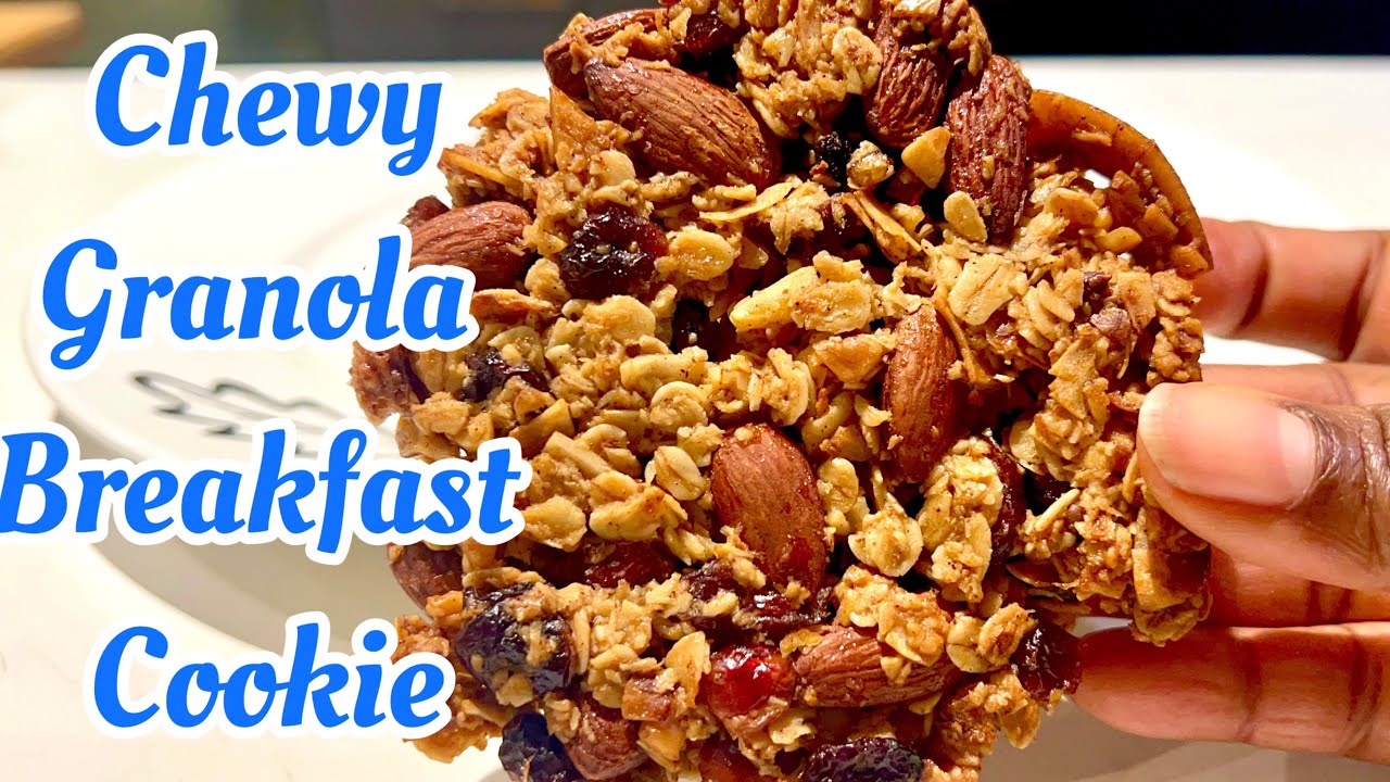 How to make Granola Cookie | Chewy Granola Breakfast Cookie Recipe