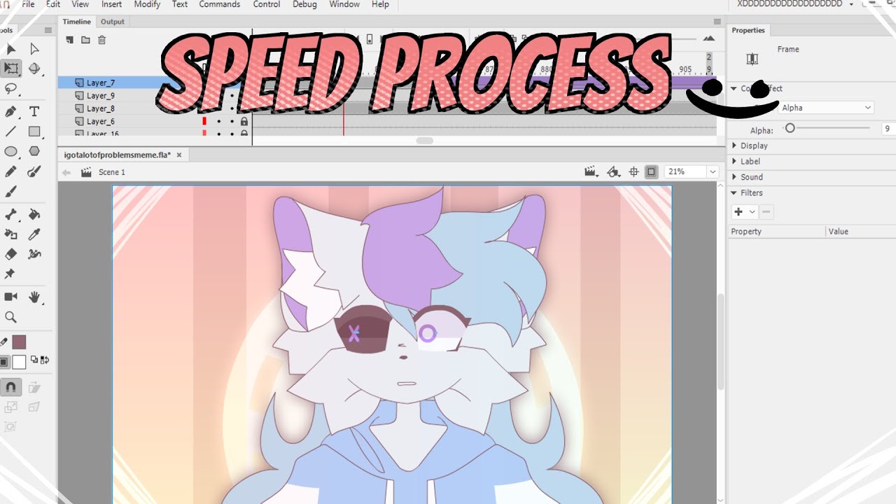 I got alot of problems meme // animation process
