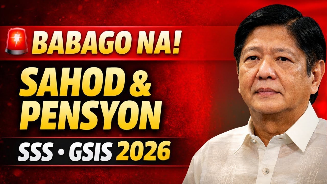 🚨 SSS at GSIS ALERT: Sahod at pensyon may babaguhin bago Hunyo 2026 — ano ang maaapektuhan?