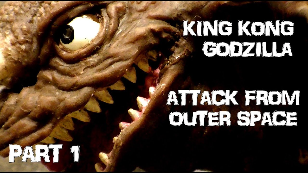 King Kong - Godzilla: Attack from outer Space (Part 1) - Stop Motion