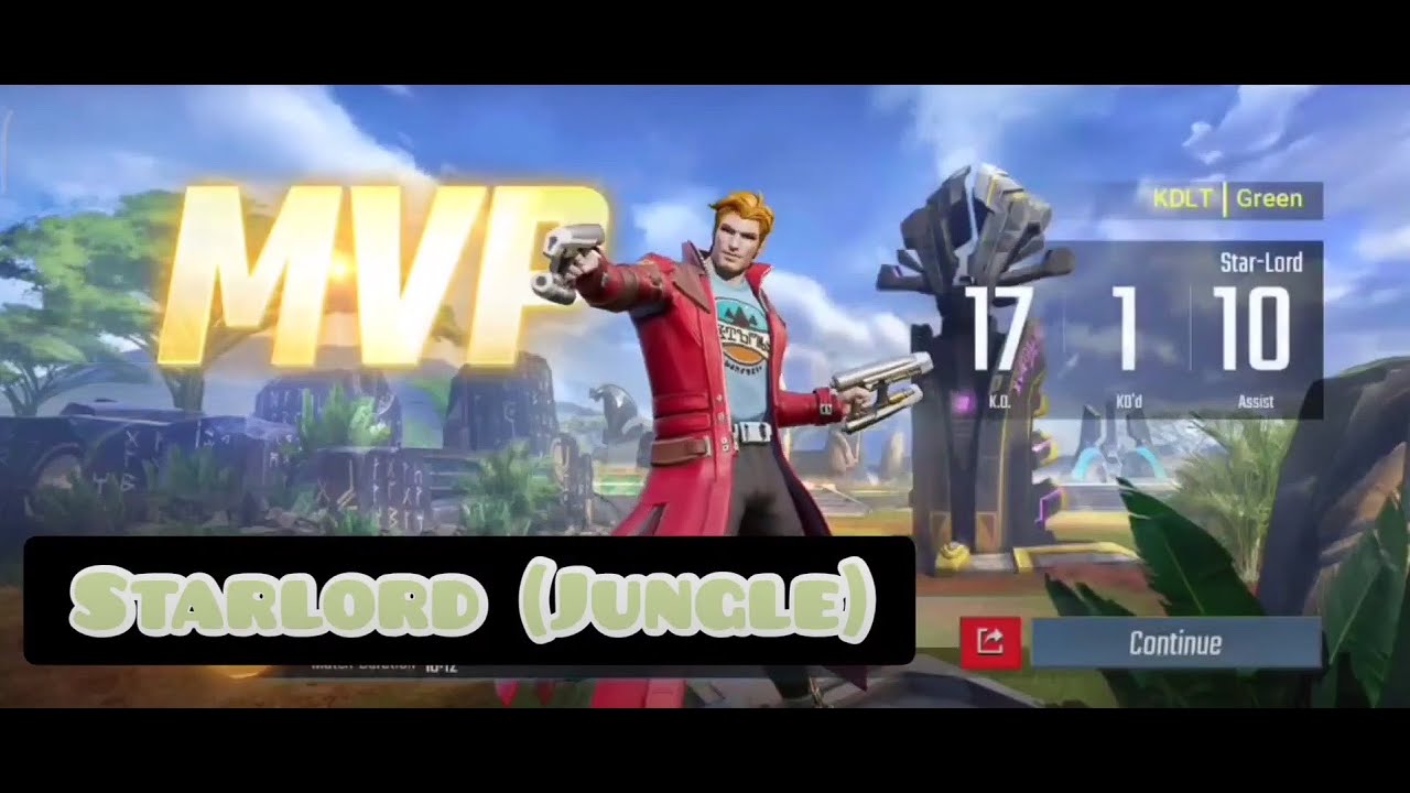 Marvel Super War - Starlord (Jungle) AlongBuildsGaming