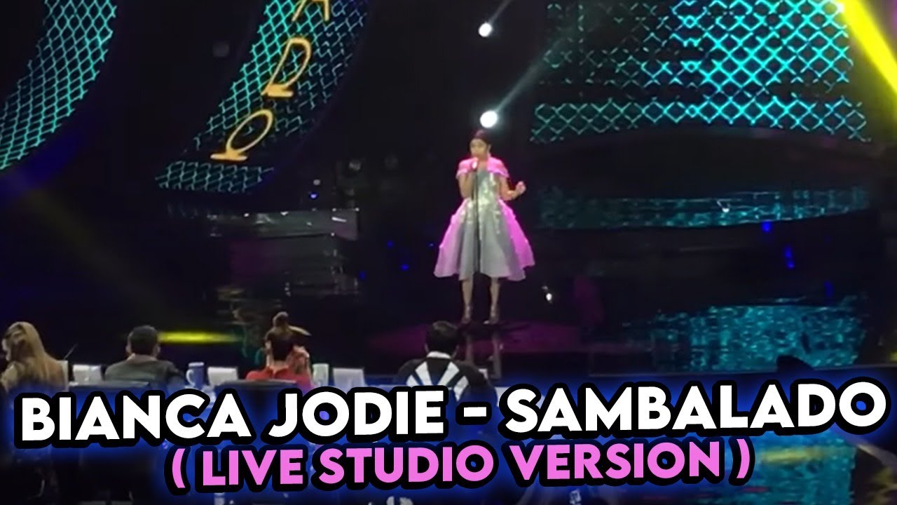 BIANCA JODIE - SAMBALADO | INDONESIAN IDOL (Live Studio Version)