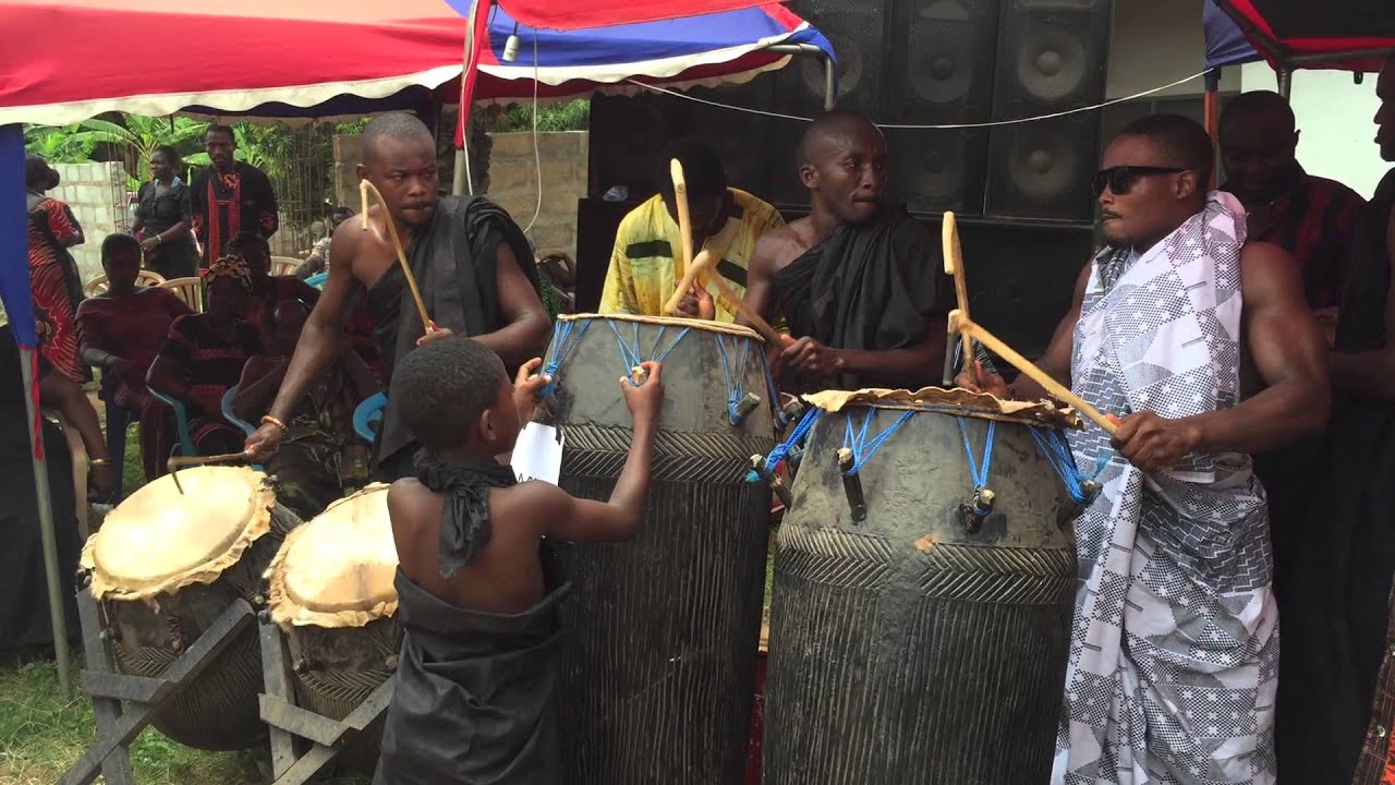 The Obonu, one of the traditional drum by the people of Manya Krobo. This was performed by Kloma gbi