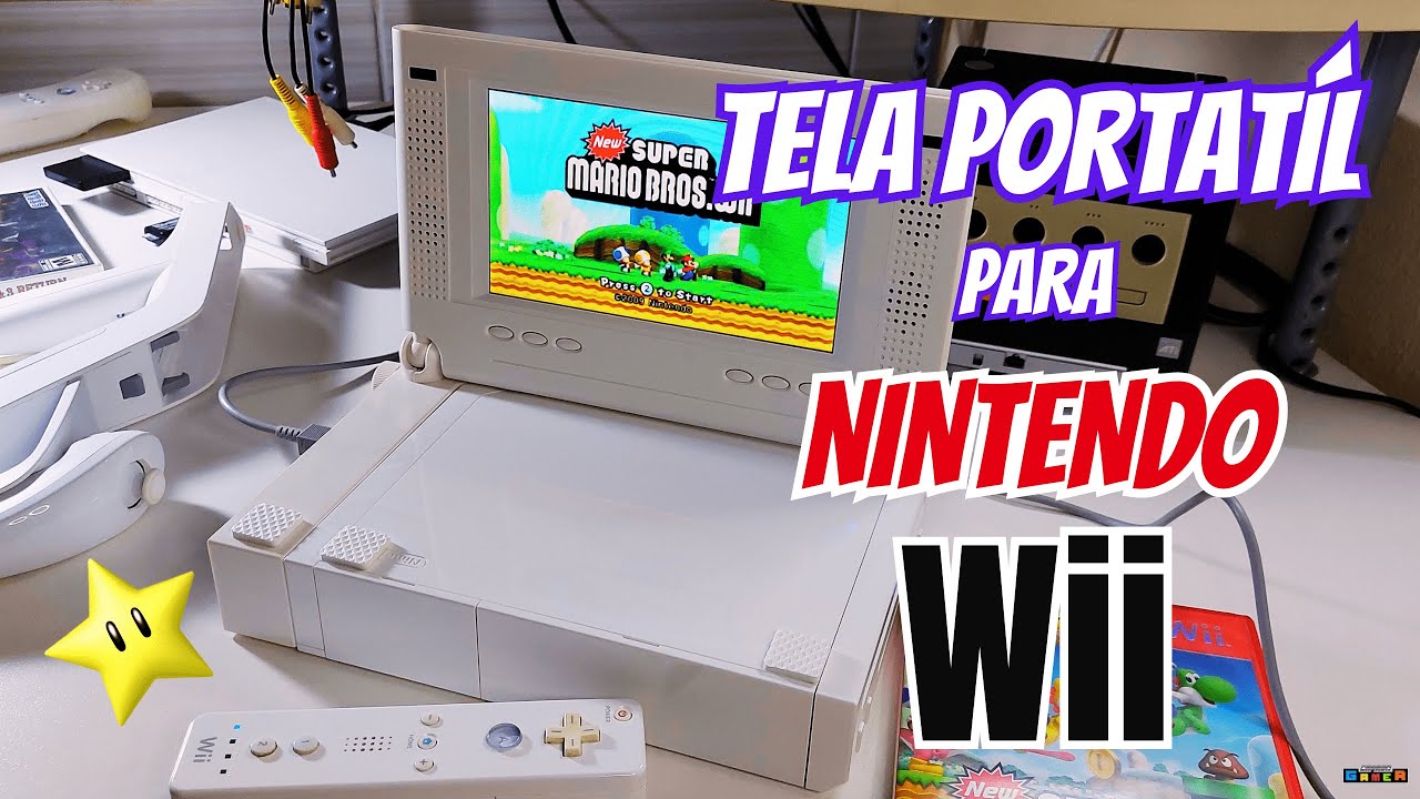 Tela Portátil para Nintendo Wii