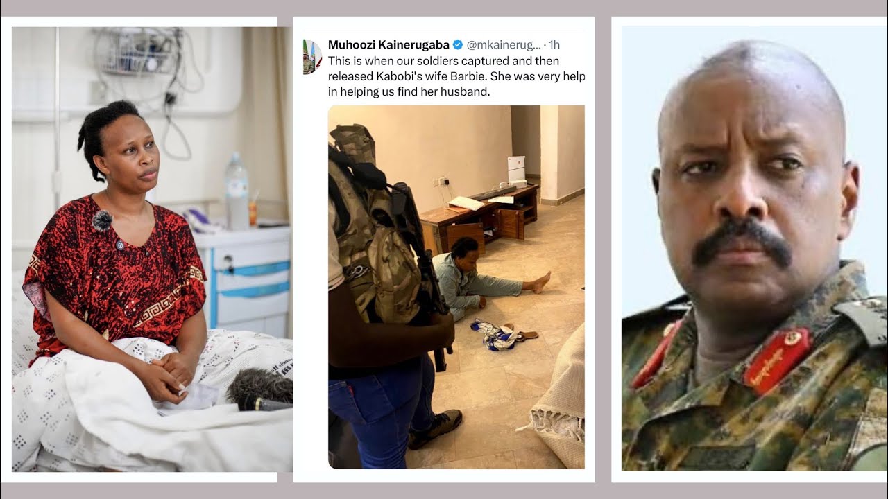 A PICTURE THAT SPEAKS:MUHOOZI RELEASES IMAGE OF BARBIE KYAGULANYI UNDER ARMED WATCH