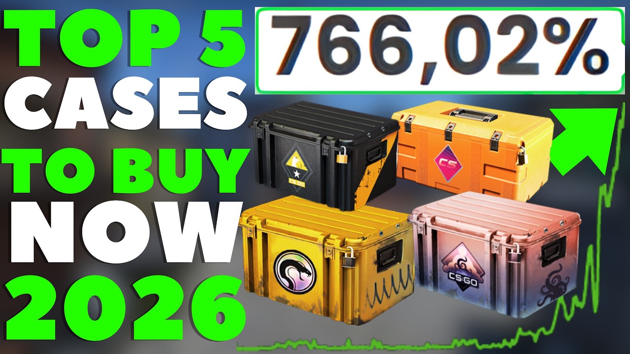 Топ-5 кейсов для CS2, которые стоит купить прямо сейчас, с учетом инвестиций в CS2.