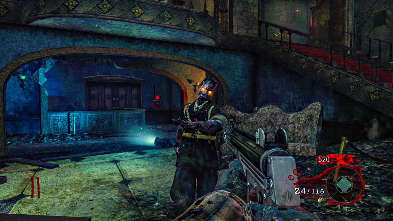 CALL OF DUTY BLACK OPS ZOMBIES KINO DER TOTEN GAMEPLAY! (NO COMMENTARY)