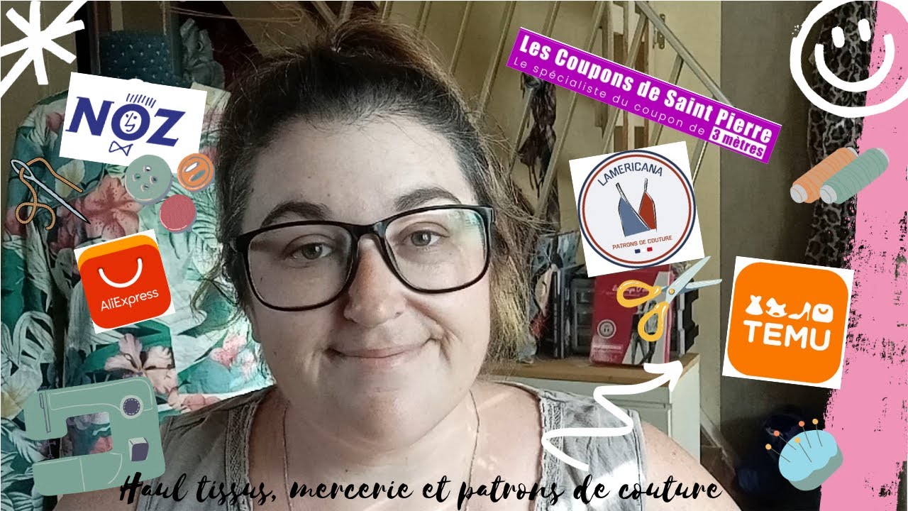 HAUL TISSUS  LES COUPONS DE ST PIERRE ET MERCERIE  TEMU ALIEXPRESS NOZ