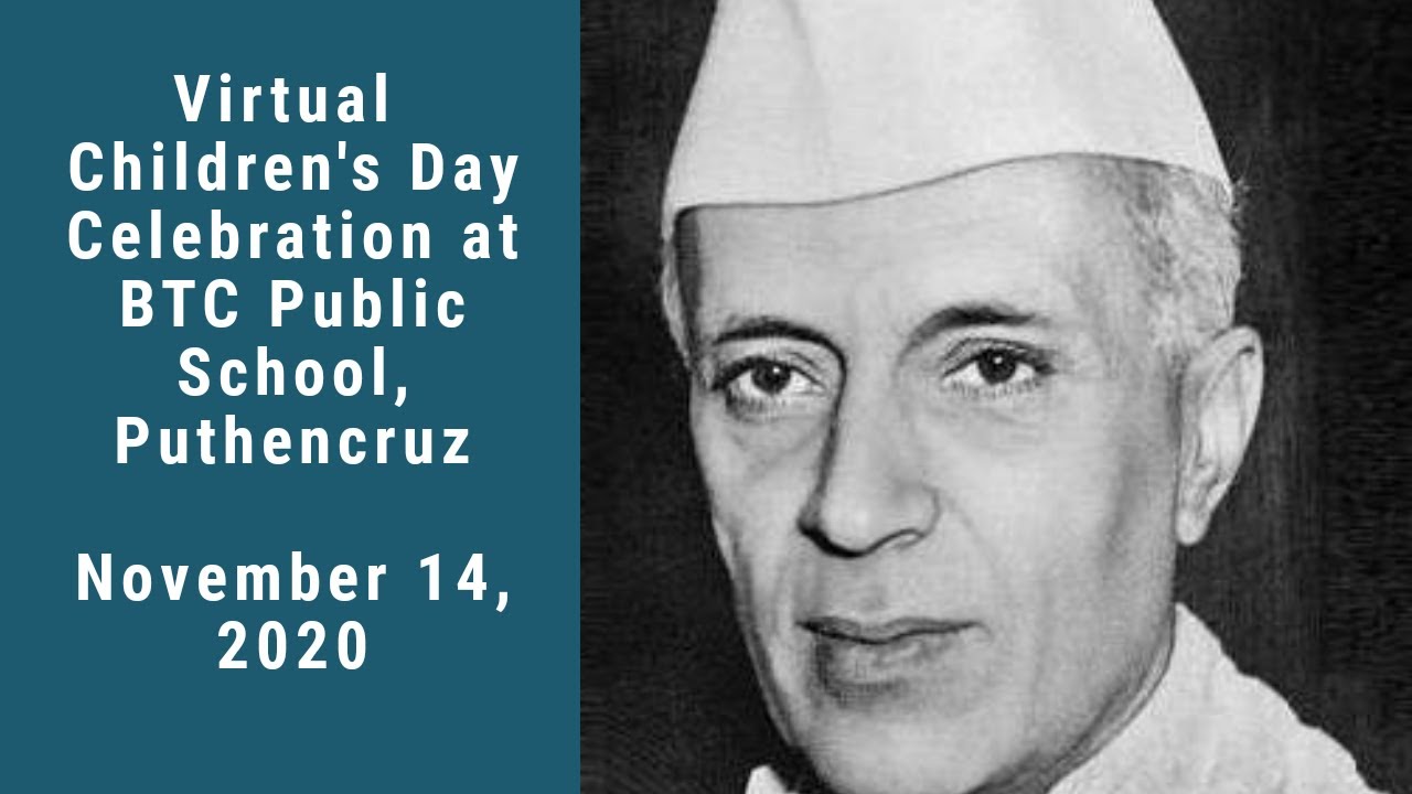 Children's Day celebration 2020 at BTC Public School, Puthencruz