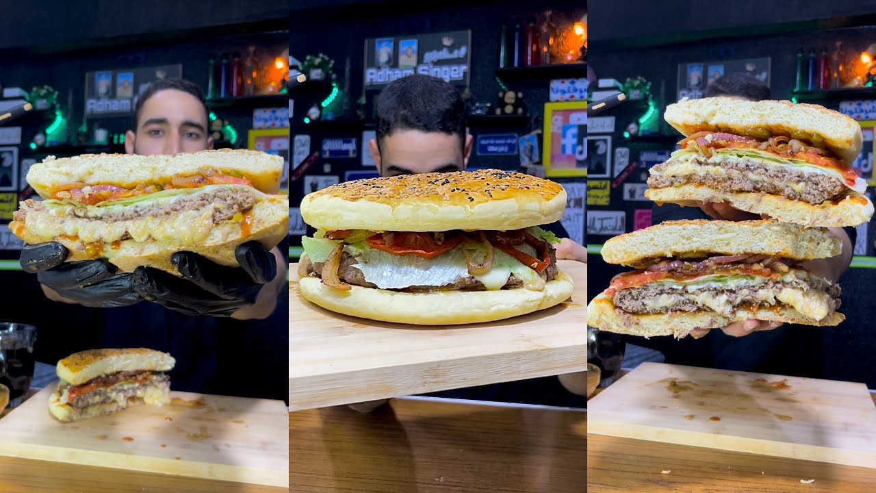 طريقة برجر وسر عيش مطاعم الFastfood | برجر عظميتوو 🍔👌🏼