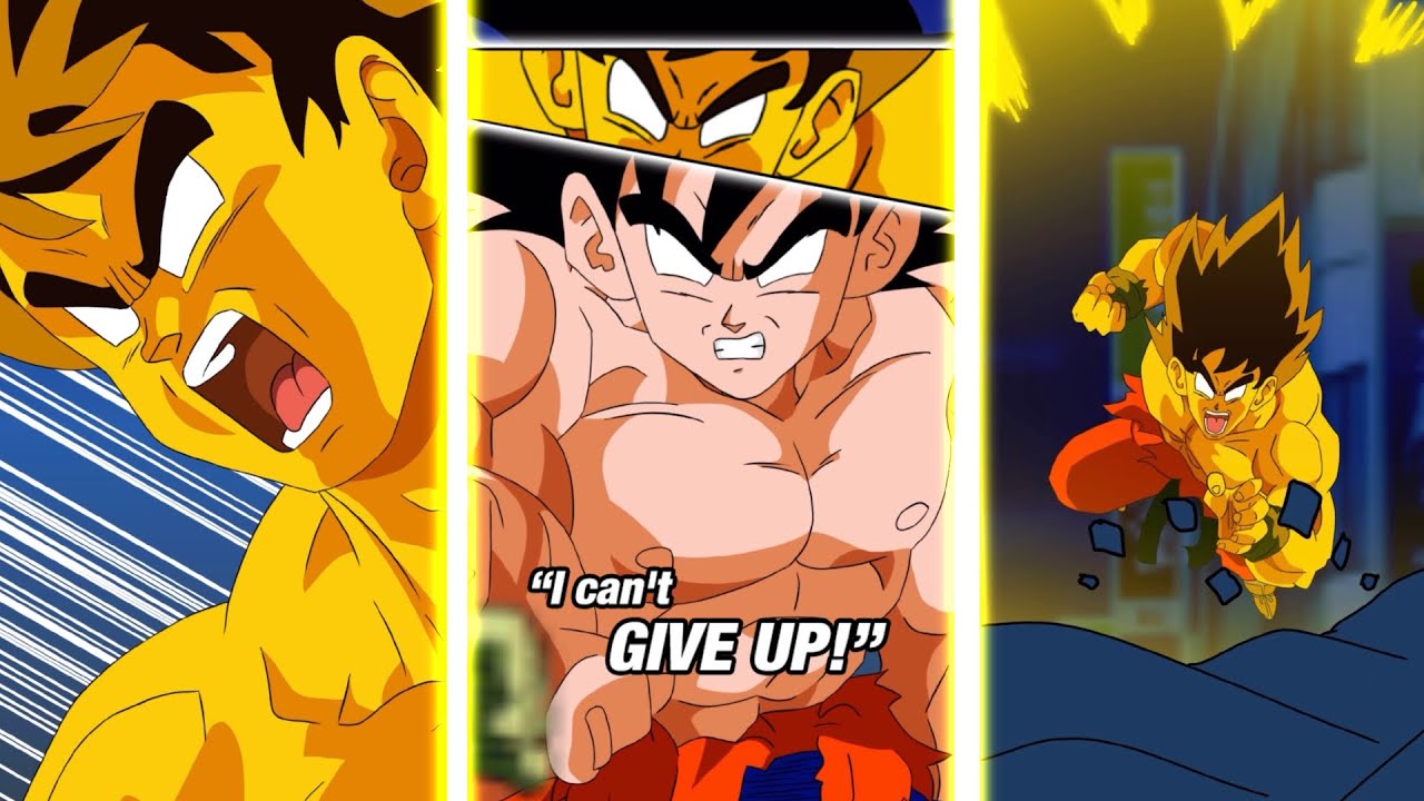 False Super Saiyan Goku Fan Made Super Attack (Dokkan Battle)